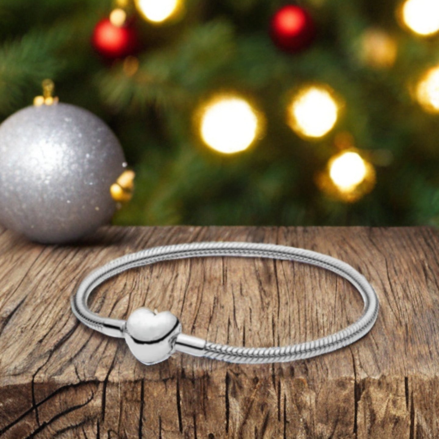 Heart Buckle Charm Bracelet
